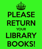 please return your library books